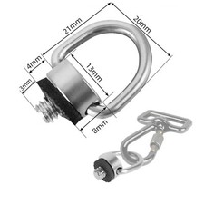 Camera 1/4 Screw Mount  D-Ring Strap Adapter ...