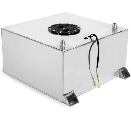 20 Gallon Fuel Cell Gas Tank w/ Cap Fuel Level Sender Unit Universal Aluminum - Bild 2 von 4