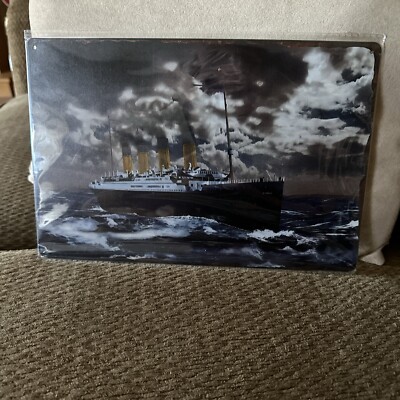 Titanic Inspired Metal Wall Art Vintage Design  Metal Sign That s So Awesome!