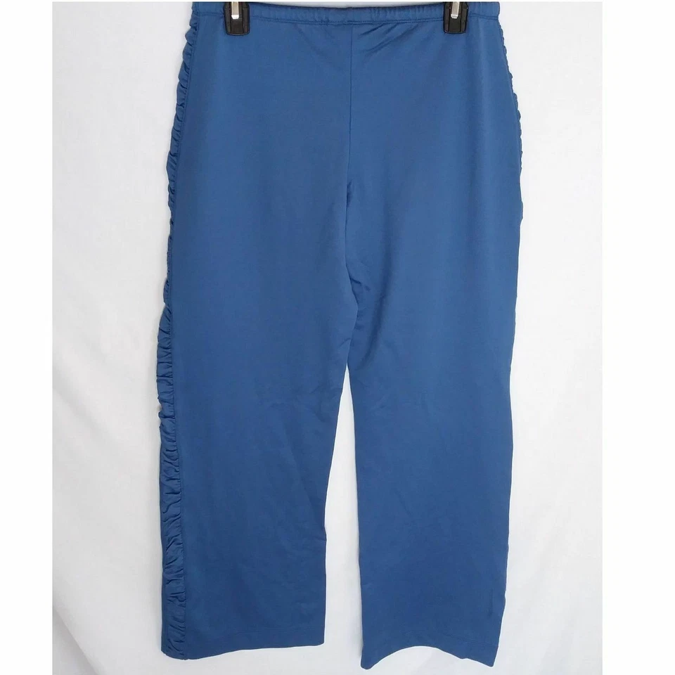 Puma Pantalones de chándal acanalados de pierna ancha Ropa de salón Gimnasio Atlético Talla M Foto 3 de 4