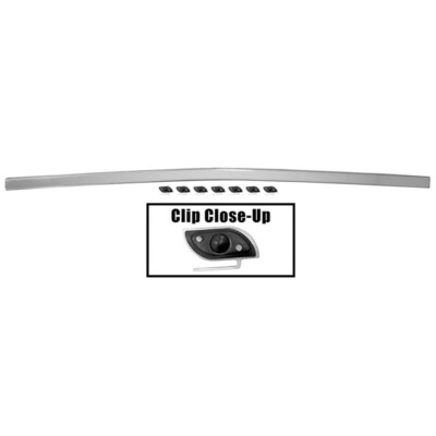 TRUNK LID MOLDING  1967-70 MERCURY COUGAR W/CLIPS