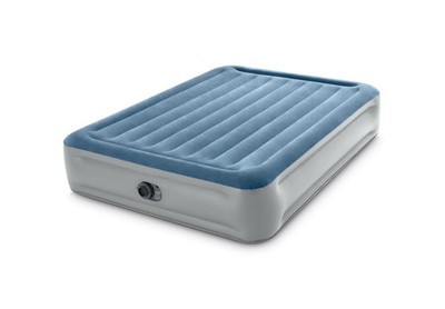 Intex 64172WD 15'' Essential Rest Dura-Beam Airbed Mattress with Internal Pump,