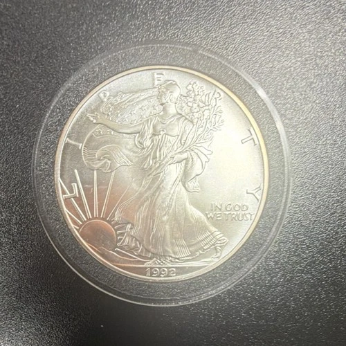 U.S. Mint American Eagle 1992 1 oz Silver Coin .999 Fine Bullion