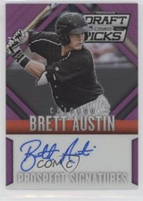 2014 Panini Prizm Perennial Draft Picks Purple 62/149 Brett Austin #88 Auto 0af