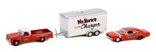 GREENLIGHT,1966 Dodge D-100 and 1969 Dodge Charger with 2-Axle Trailer – Supe...