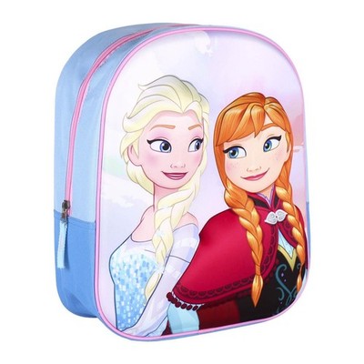 Rucksack Disney Frozen 3D - Elsa & Anna Kindergartenrucksack 31x25x10 cm 