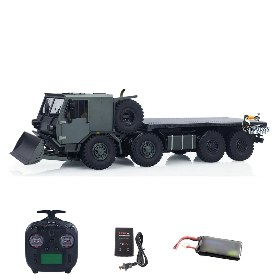 TOUCAN1/18 8X8 CUB3 Metal RC Transport Military Truck 2Speed Axle Lock RTR Car - Image 4 of 4