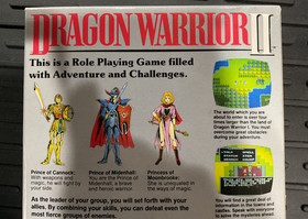 DRAGON WARRIOR 2 TWO - NINTENDO NES GAME W/ BOX & MANUAL - 100% COMPLETE