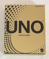Uno Card Game Gold Edition