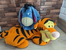 Jumbo Stuffed Disney's Winnie Pooh Lounging Tigger  Eyore Plush Stuffed Animal