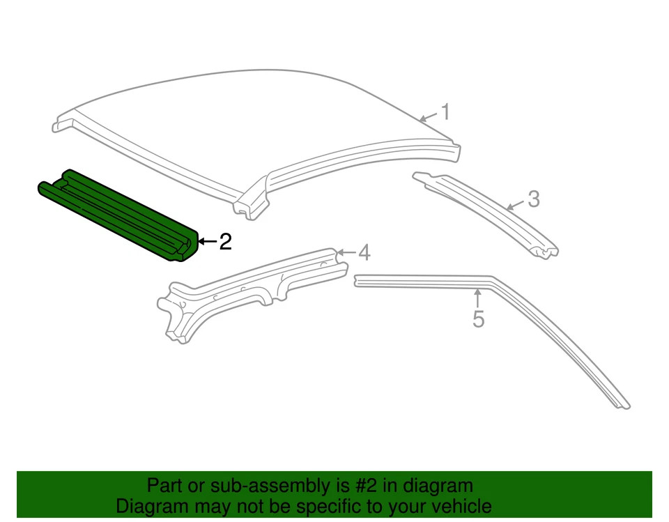 Cabezal de parabrisas original Ford 3W1Z-5403408-AA Foto 2 de 3