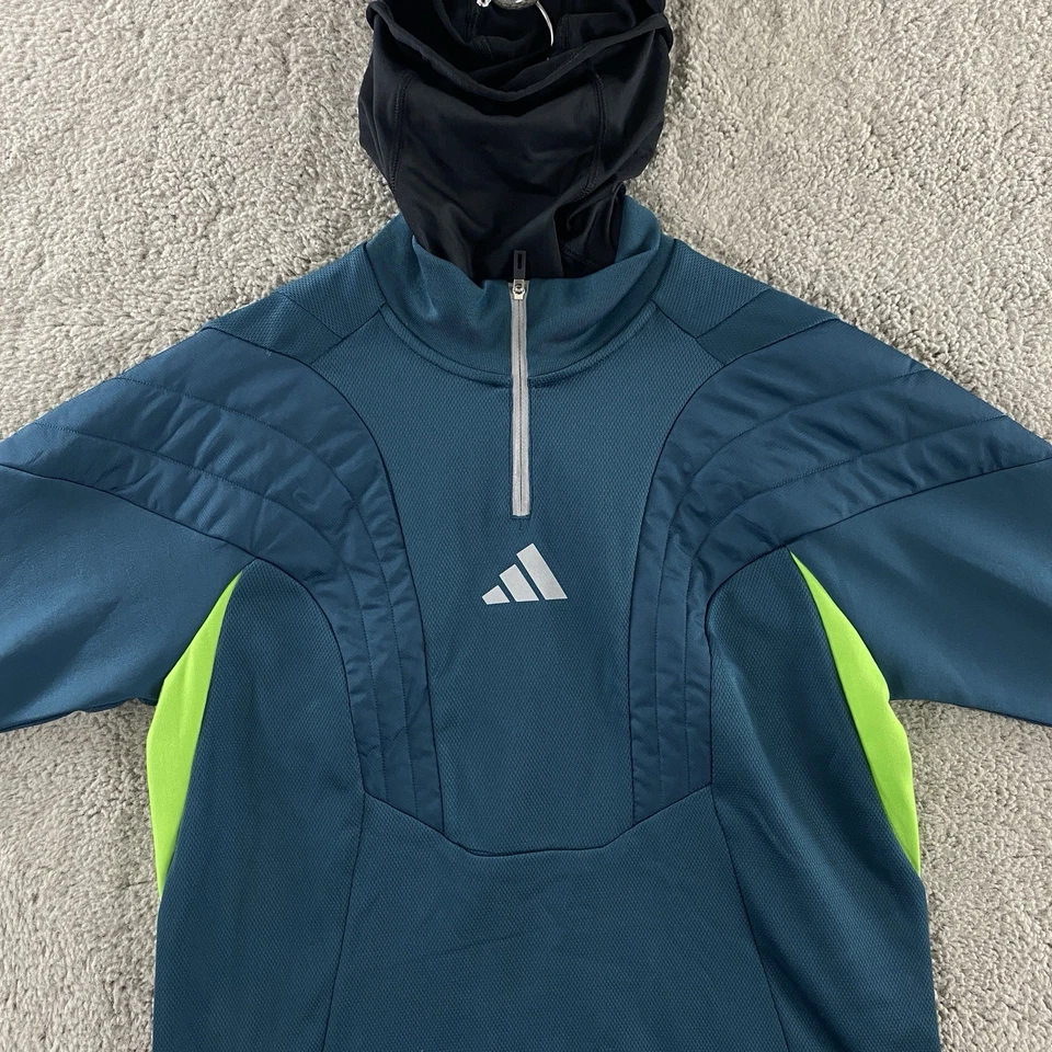 Adidas Tiro 23 Winterized Top Mens Small Green Long Sleeve Soccer Training Shirt - Image 4 of 4