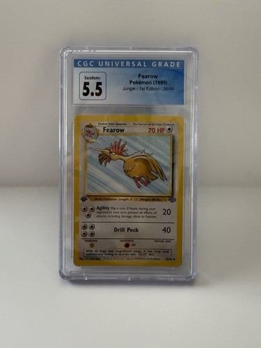 Fearow (1st Edition) graded CGC 5.5 for sale on eBay