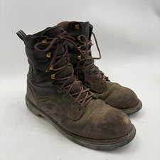 Red Wing Shoes USA Made Brown Leather Work Boots Men's Size 11D 4414