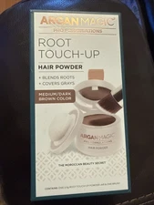 Argan Magic Root Touch-Up Hair Color Powder Medium Dark Brown 2.5oz