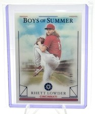 2024 Panini Boys of Summer - Rhett Lowder - Blue 23/99 (RC) Cincinnati Reds #15