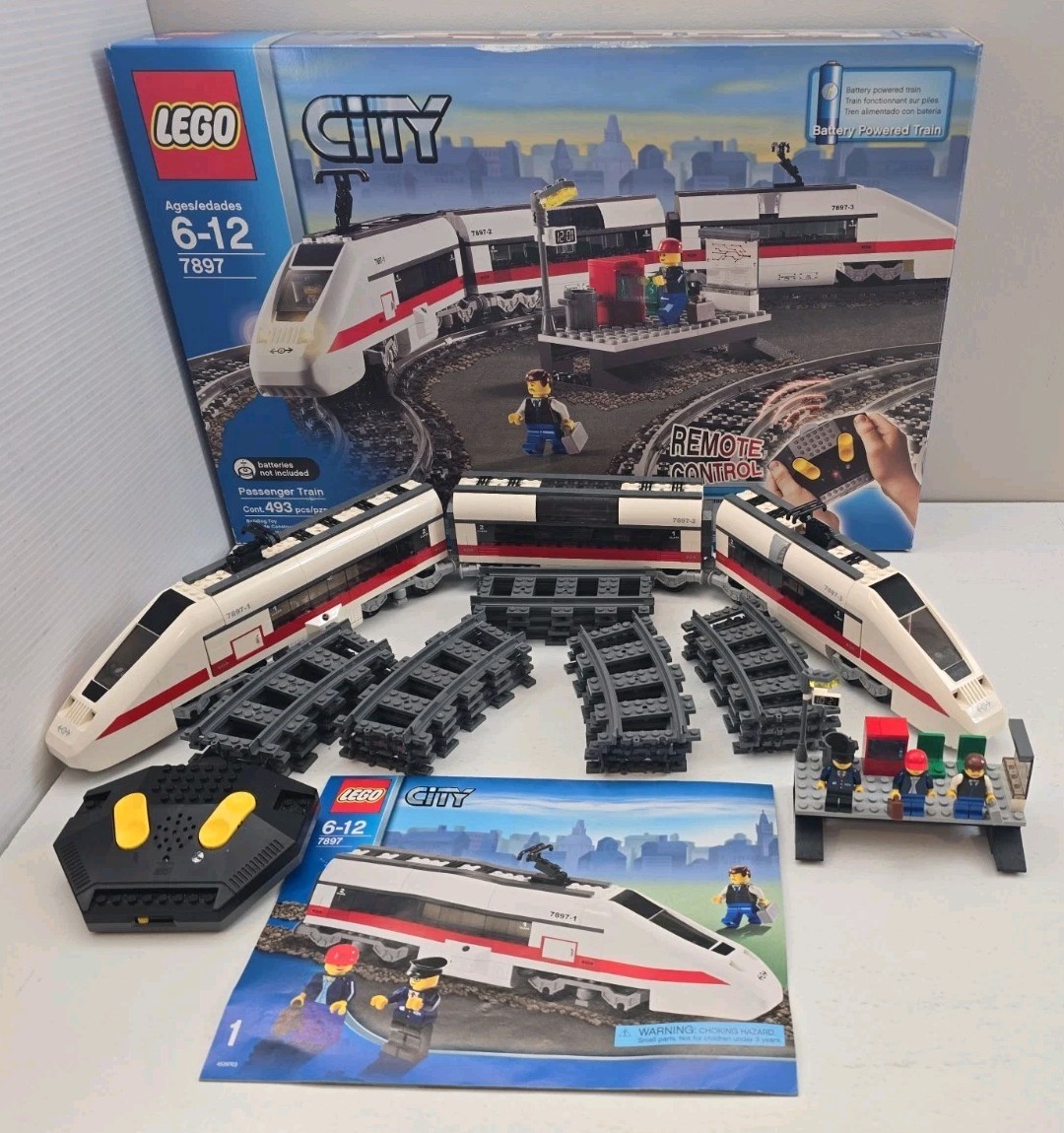 LEGO CITY: Passenger Train 7897 Complete With Box & Instruction Book 1