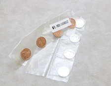 American Girl 4 metal buffalo nickels & pennies for 18'' doll Kit Garden Stand