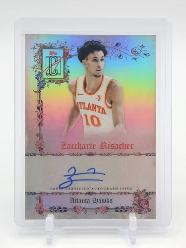 2025 Topps Signature Zaccharie Risacher Base (RAW)