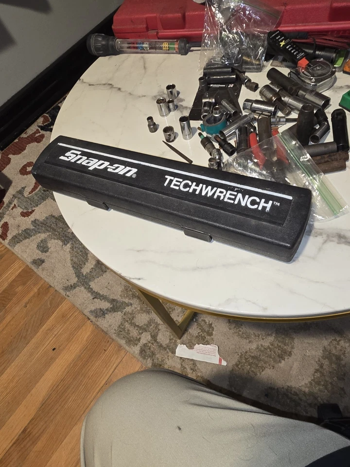 Snap-on TECH2FR100 3/8" Drive Techwrench Flex-Head Torque Wrench Foto 3 de 4