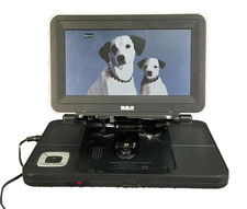 RCA DRC6309 9 Inch Portable DVD Player Black Used With Case