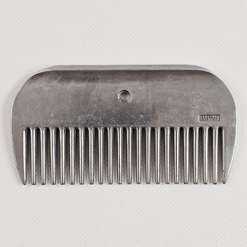 Horse Mane & Tail Metal Aluminum Alloy Horse Hair Comb Equestrian Japan Vtg