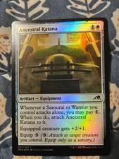 Ancestral Katana FOIL (001) Kamigawa: Neon Dynasty NEO MTG Magic