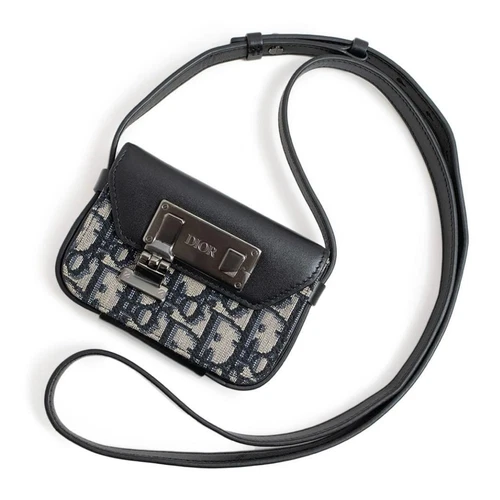 Sac bandoulière Dior Nano Pouch bandoulière oblique jacquard