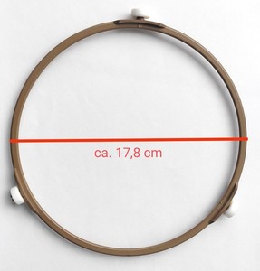 Mikrowelle Drehring für Drehteller ca. 18cm