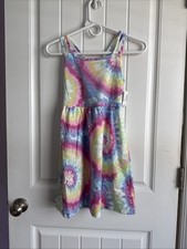 New The Children's Place Beautiful Tie Dye Cotton Dress Size 10/12 NWT