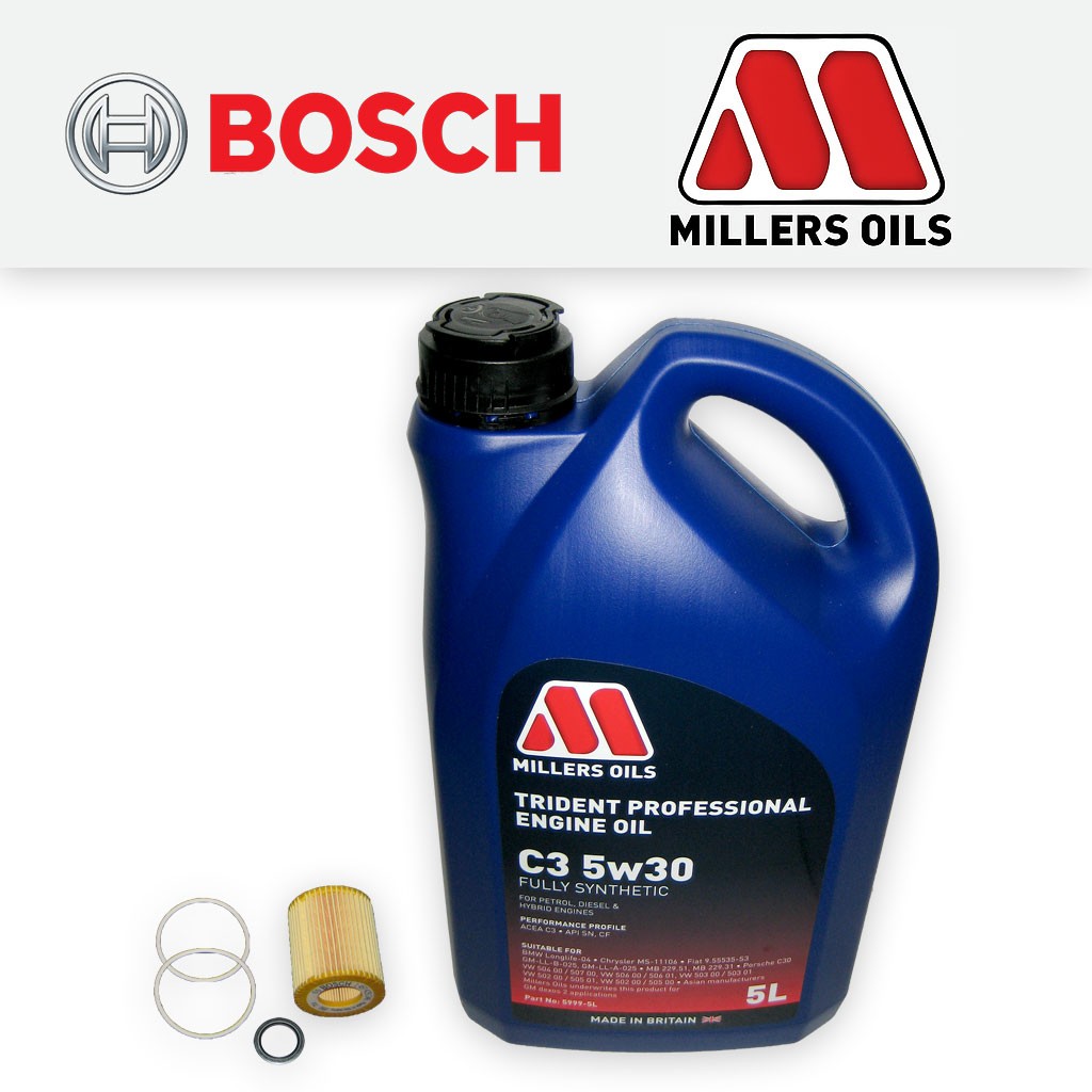 SERVICE KIT for VAUXHALL ZAFIRA MK2 1.9 CDTI OIL FILTER +5w30 LL OIL (2005-2014)