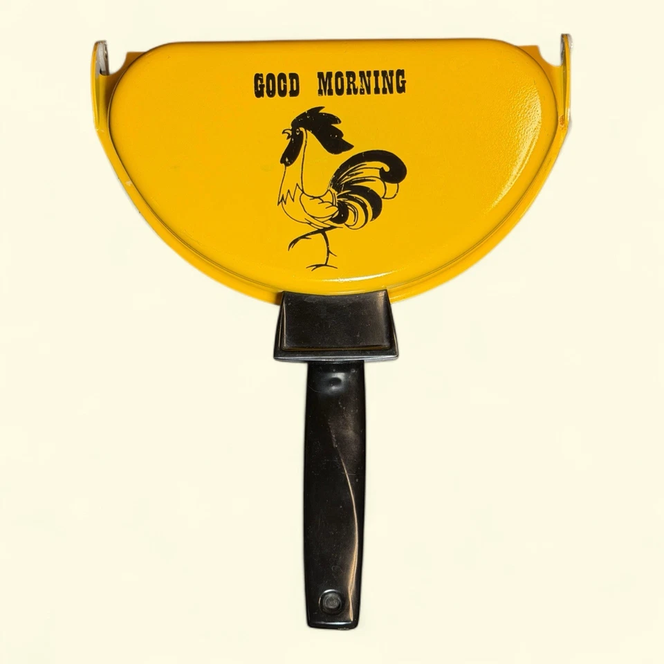 ROOSTER GOOD MORNING VTG NORDIC WARE Yellow OMELET  Pan Cookware USA - Image 2 of 4