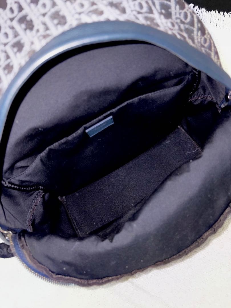 Dior Oblique Allover Pattern Backpack Rucksack Na… - image 4