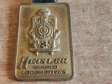 Heisler Geared Locomotives Watch FOB White Mountain Central RR Lincoln NH Vtg
