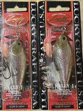 2 Lucky Craft Kelly J Topwater Prop Baits Flake Flake Herring Discontinued 