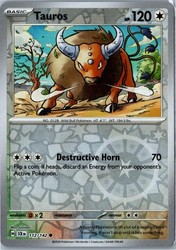 Tauros 112/142 Stellar Crown Reverse Holo