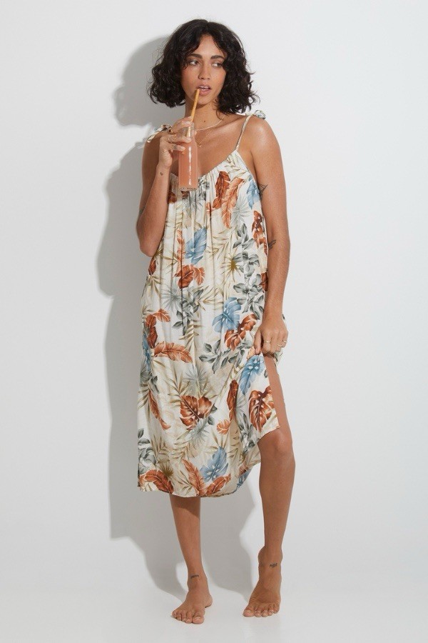 BNWT BILLABONG WOMEN’S MY BABYLON MIDI DRESS (MED/10) RRP $109.99 NEW SEASON image 6