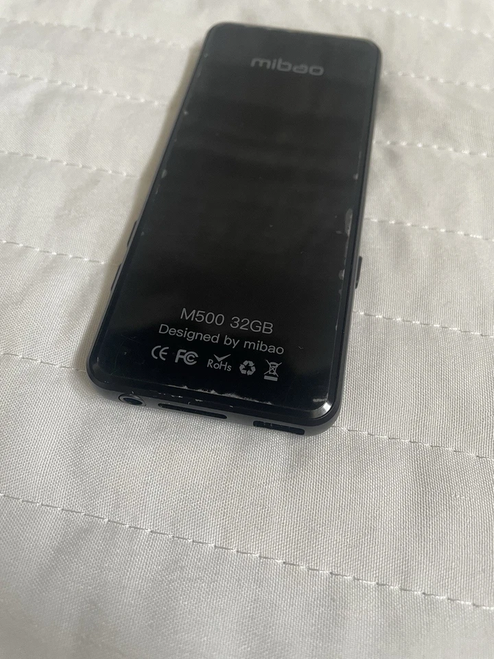 Mibao Music MP3 Player Bluetooth 4.2" Large Screen 32GB Black Slim Portable Size - Image 4 of 4