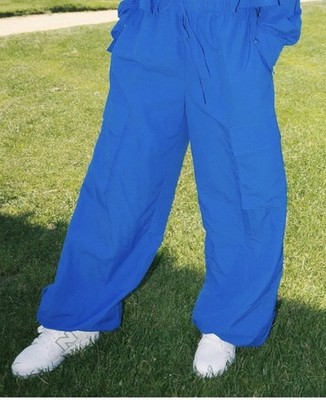 The Drop Super Sonic Cargo Jogger Pants Blue Women s XXL 2X  Plus Y2K 80 s