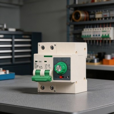 220V 63A Zweipolige Countdown Zeitschaltuhr Schalter für Wasserpumpe Automation
