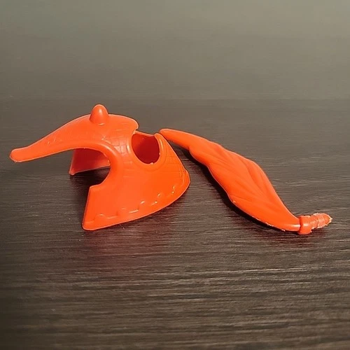 Vintage 1983 Stridor He-Man Masters of the Universe MOTU Mattel TAIL & HELMET