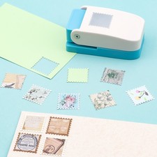 1 inch Square Postage Stamp Punch Lever Action Craft Punch for Scrapbooking