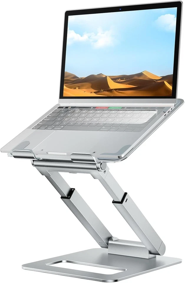Ultra Space-Saving Adjustable Laptop Stand: Ergonomic Design for 10-17'' Laptops - Image 3 of 4
