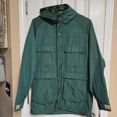 Vintage LL Bean Baxter State Mountain Hooded Field Jacket Lined Parka Mens M