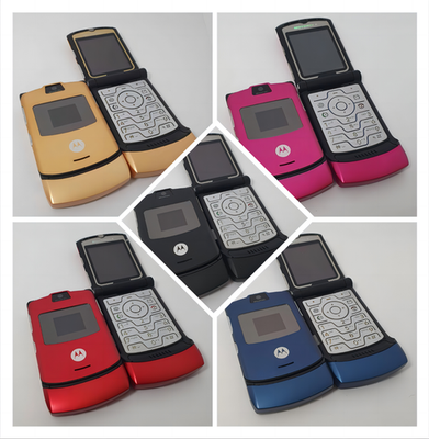 Motorola RAZR V3 Flip Phone Original Unlocked GSM Quad-Band