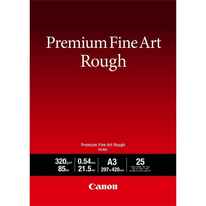 Canon FA-RG1 Premium Fine Art Rough Paper A3 25 sheets