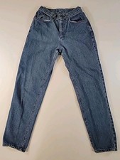 VINTAGE Lee Denim Mom Jeans Mid Rise Straight Size 10 Vtg 80s 90s Made In USA