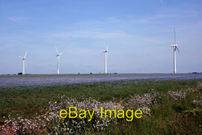 Photo 6x4 Wind Farm Watchfield I know some people seem to hate these thin c2009