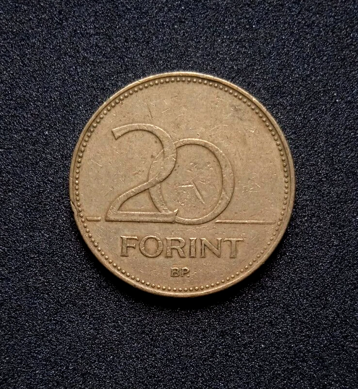 1994 Hungary 20 Forint KM696 Hungarian iris Flower - Image 2 of 2