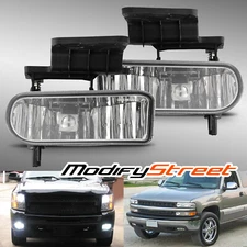For 1999-2002 Chevy Silverado/Suburaban 2000-2006 Fog Lights Lamps Assembly Pair